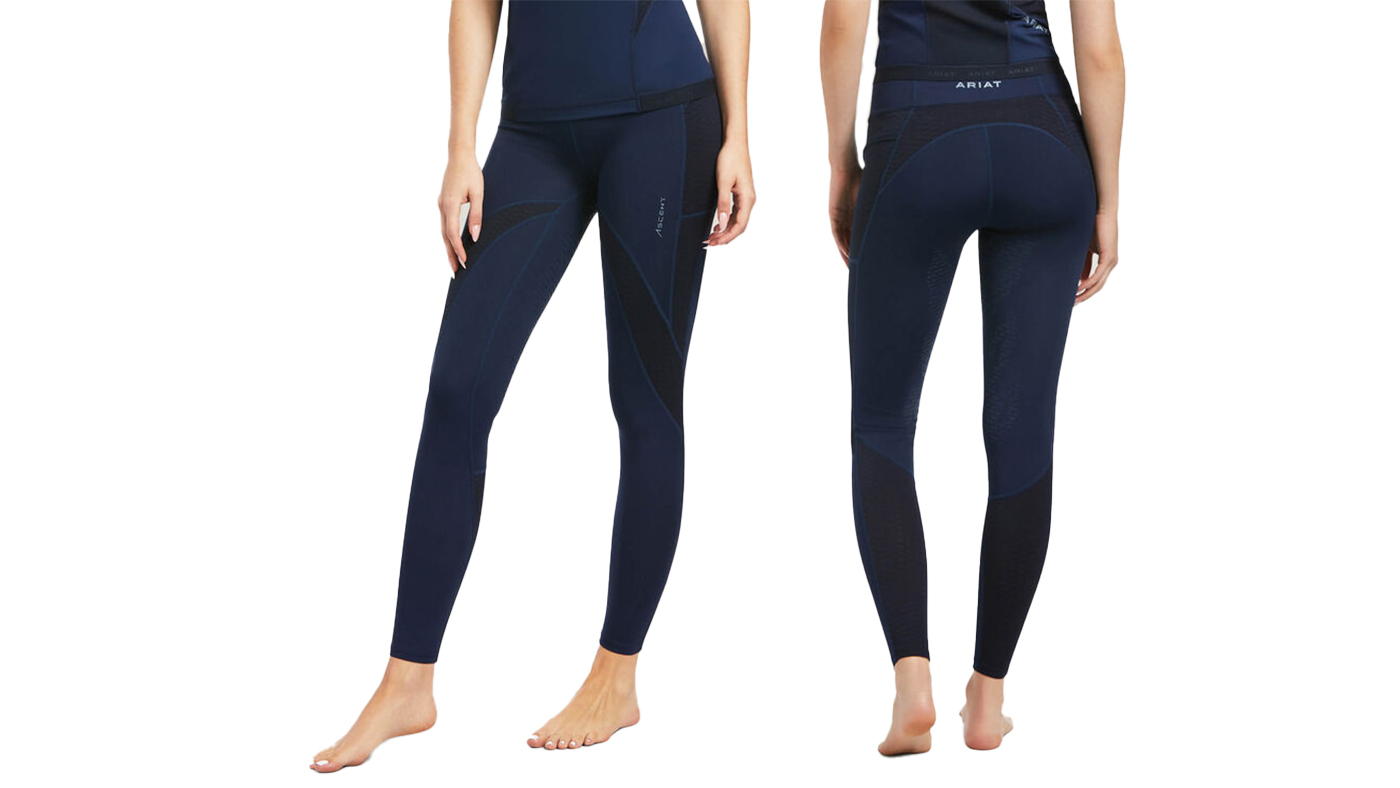 Ariat Ascent Half Grip Riding Tights with pocket