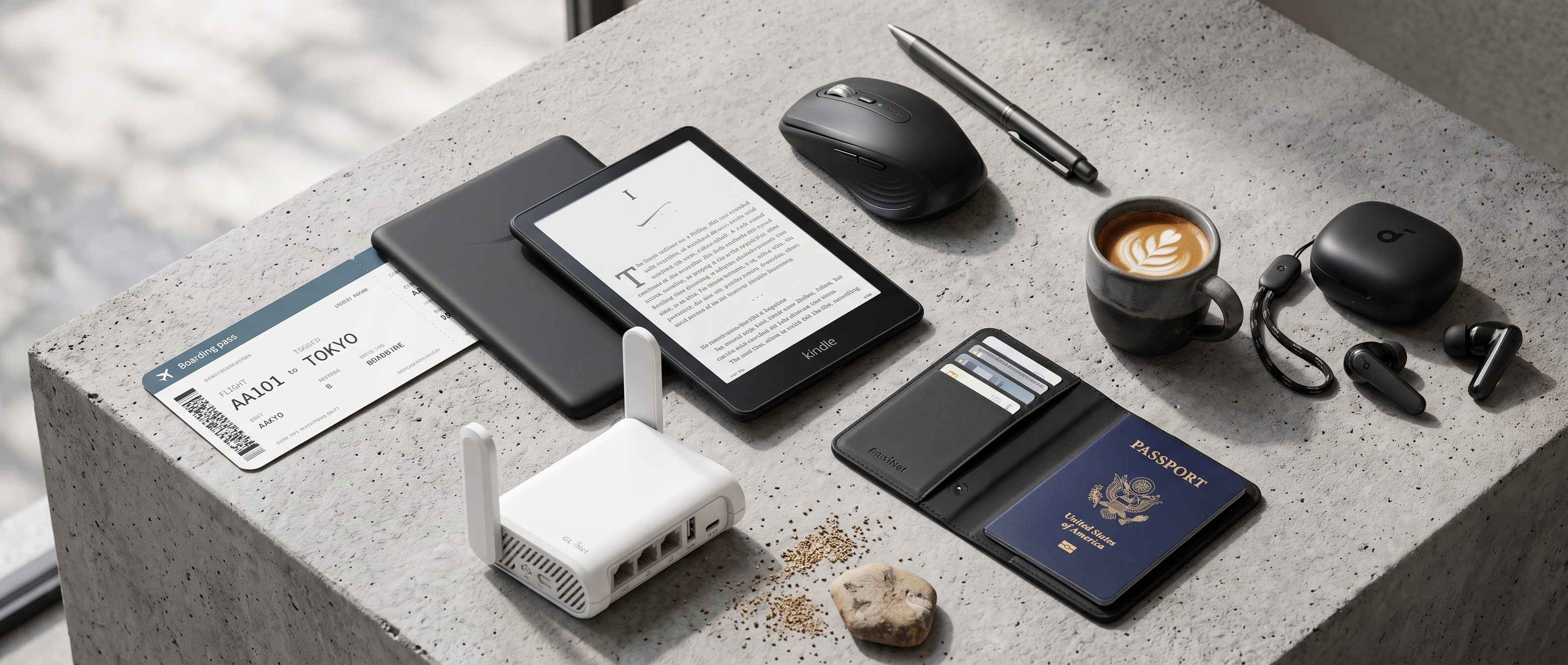 A selection of business travel tech 