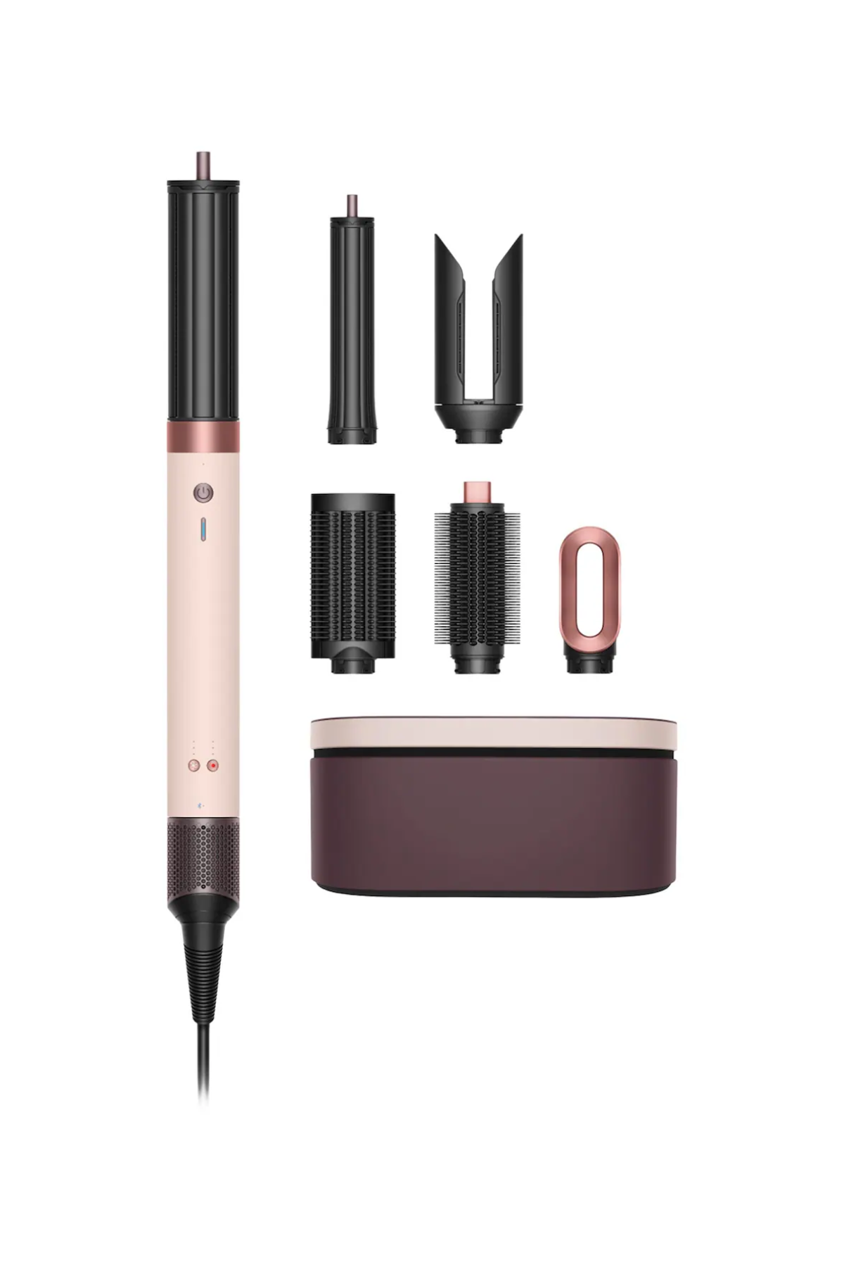 A Dyson hair drying system.