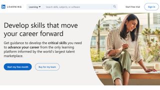 Website screenshot for LinkedIn Learning (Dec 2024)