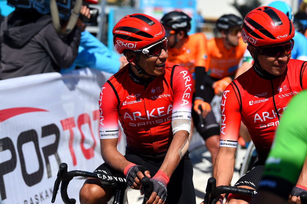 Nairo Quintana rode on in the Tour of Turkey despite a crash on stage 2
