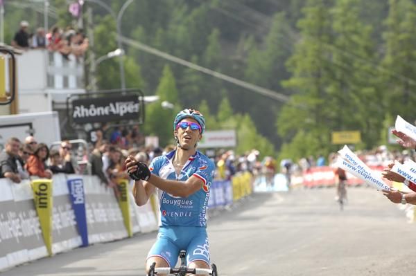 Nicolas Vogondy (Bbox Bouygues Telecom) is the winner of stage 4 of the Crit&eacute;rium du Dauphin&eacute;