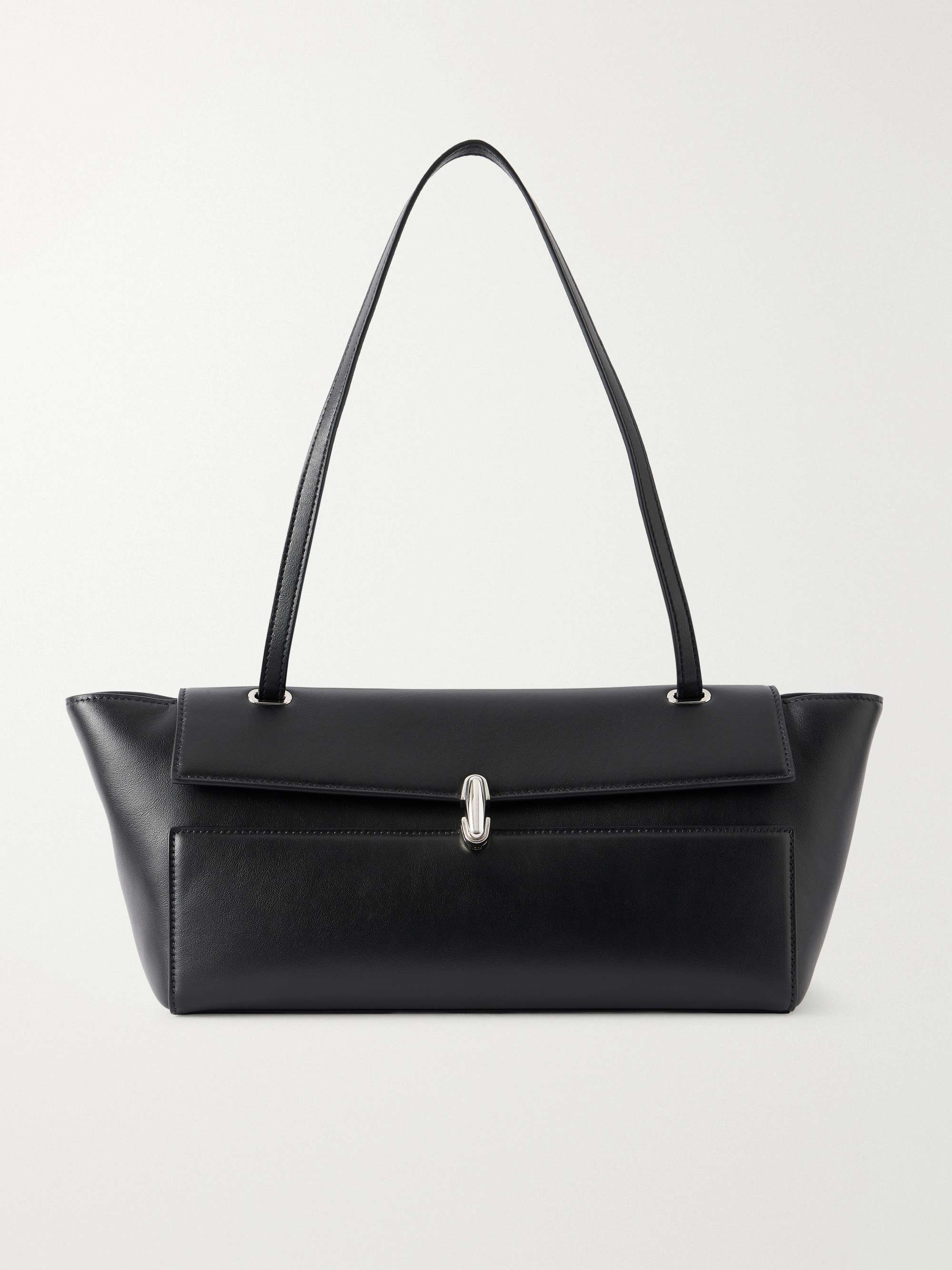 Symmetry Trapeze Leather Shoulder Bag