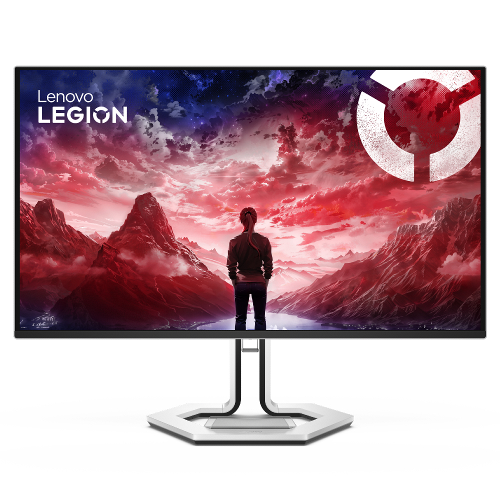 Render of the Lenovo Legion Pro 32UD-10 gaming monitor.