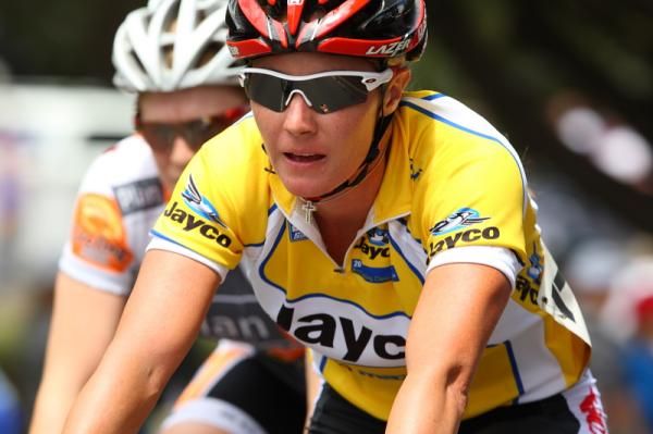 Rochelle Gilmore (Honda Dream Team) in the Bay Series leader's jersey