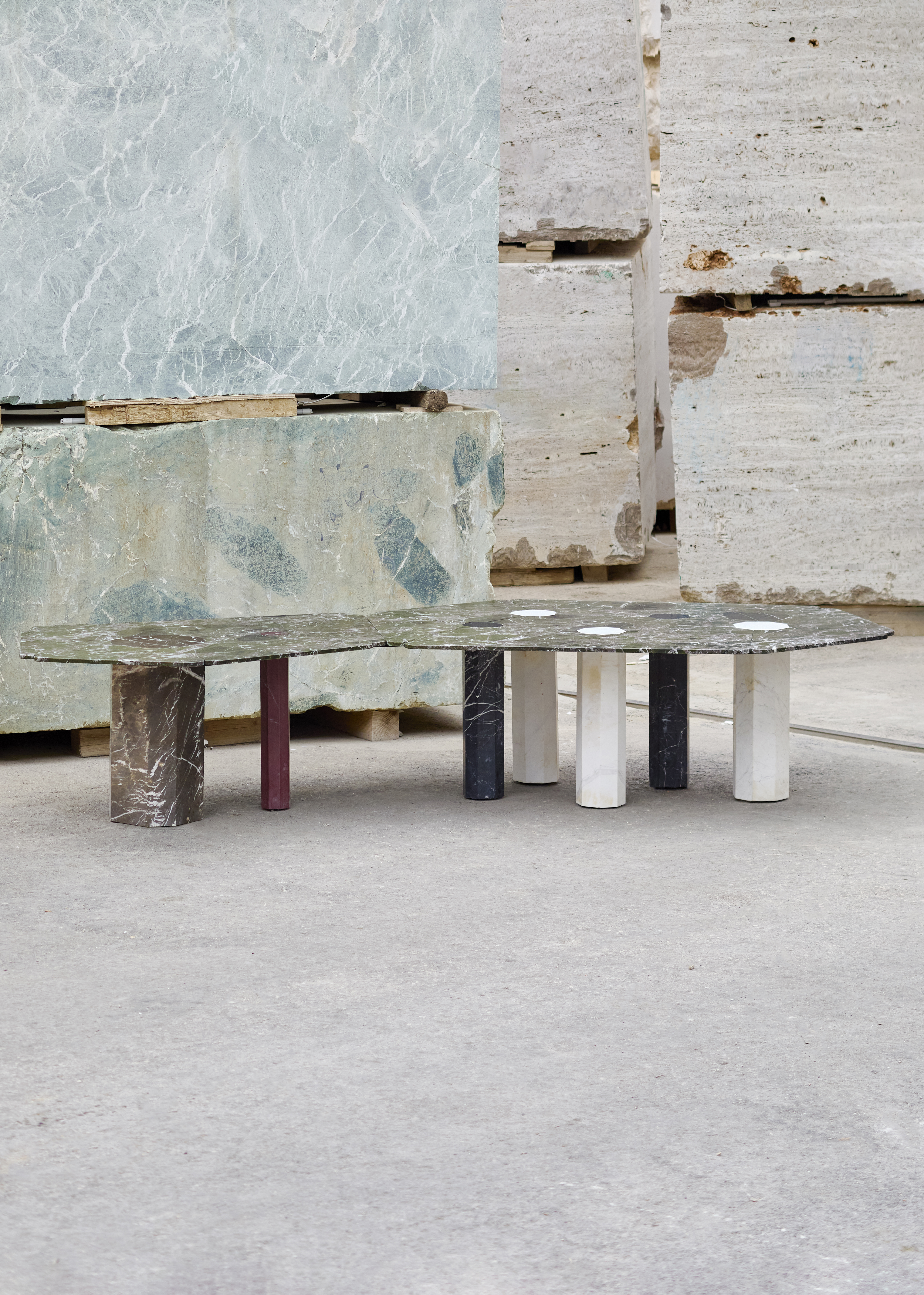 Beirut designers work at Fragmenta group exhibition, with pieces made of stone