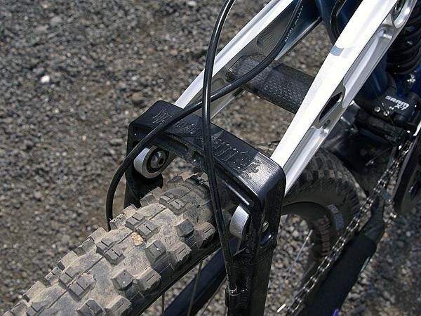 The seat stay bridge includes plenty of room for an Ellsworth logo.