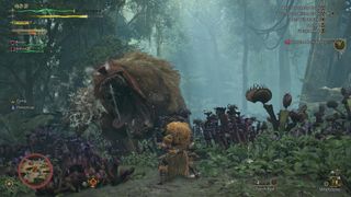 Monster Hunter Wilds; a rain forest