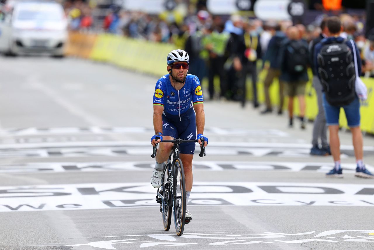 Mark Cavendish at the 2021 Tour de France stage three