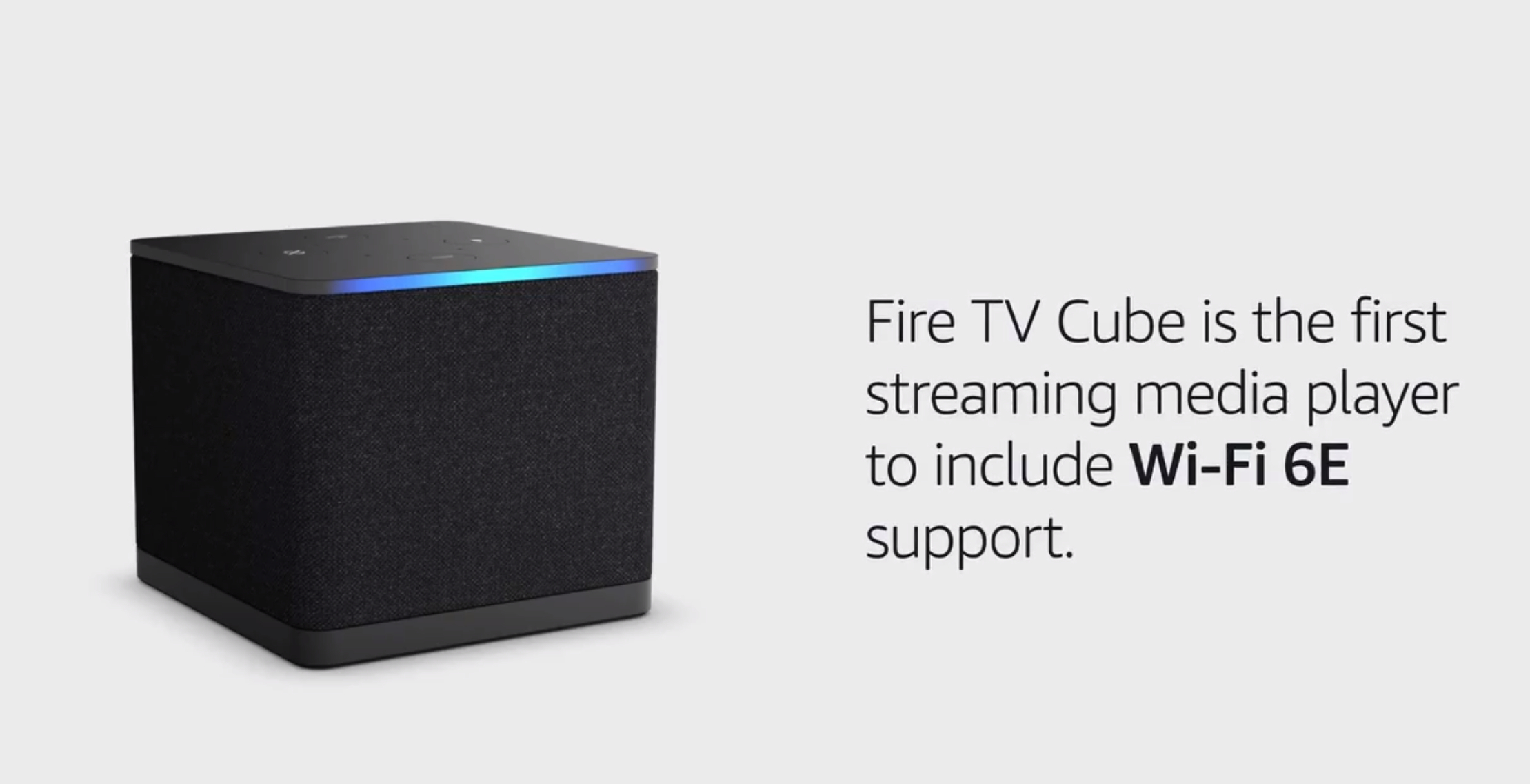 Amazon new Fire TV cube Wi-Fi 6e support