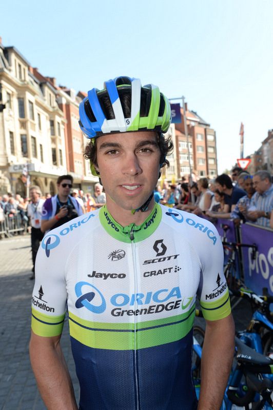 Michael Matthews (Orica-GreenEdge) before the race got underway