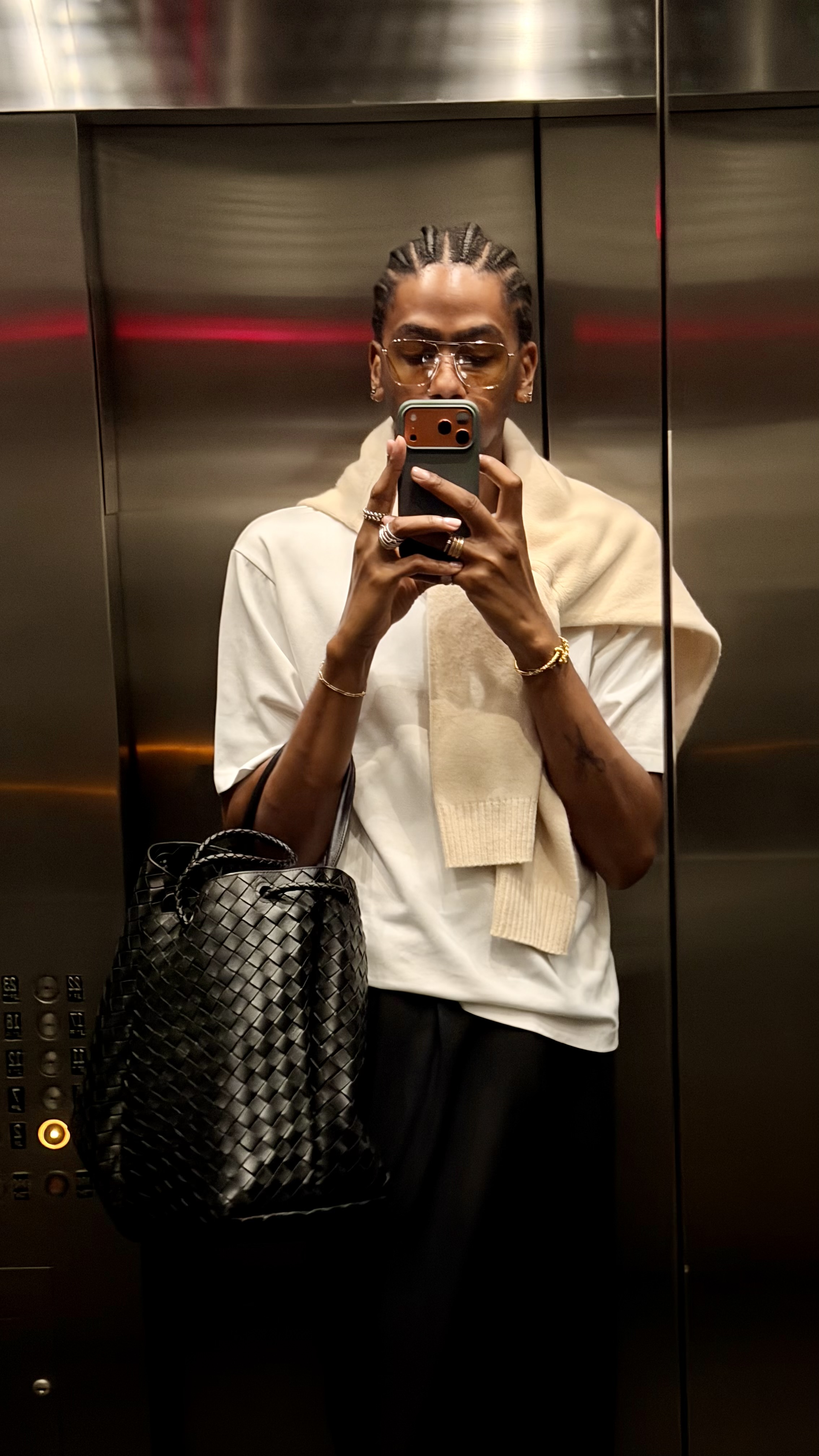 Darren Graham wearing men&#039;s fashion wardrobe staples.