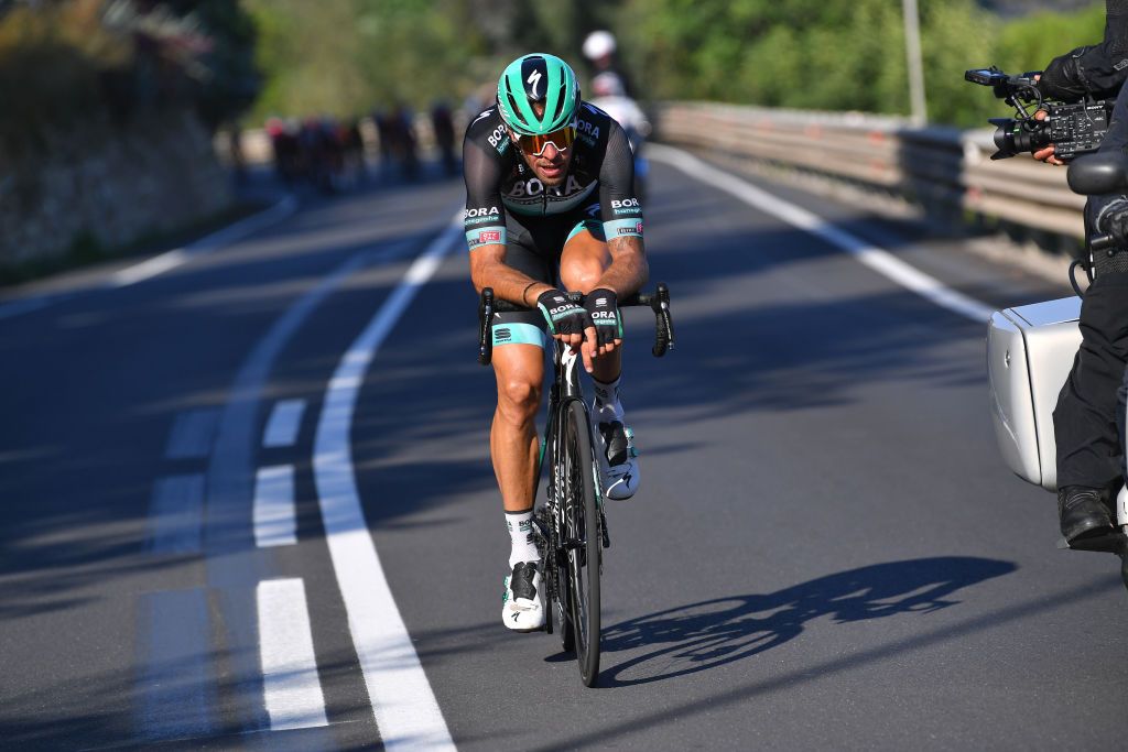 Oss attacked off the descent of the Cipressa and lasted until the Poggio