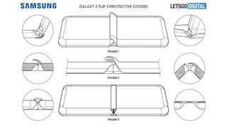 Samsung Galaxy Z Flip 3 case patent