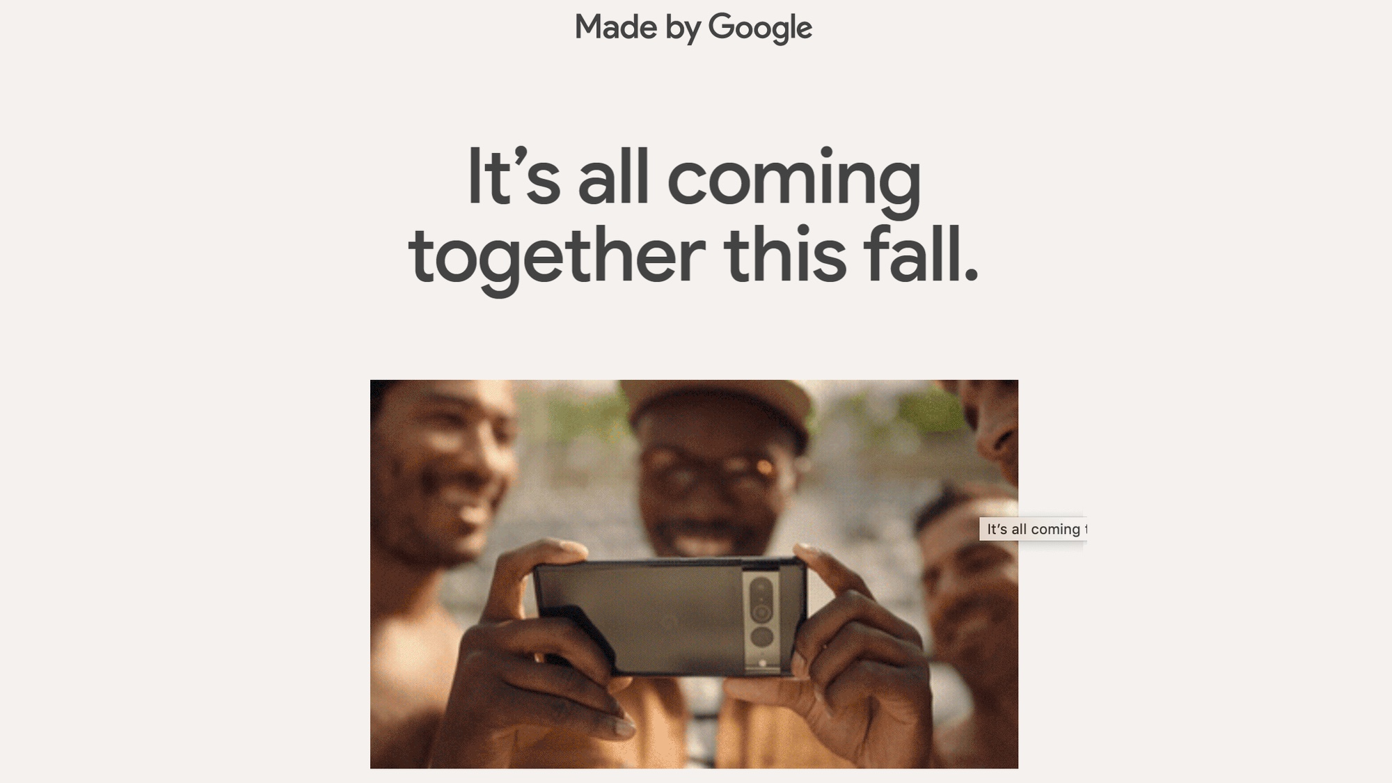 Google October 6 Pixel Event Invitation