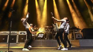 Status Quo onstage