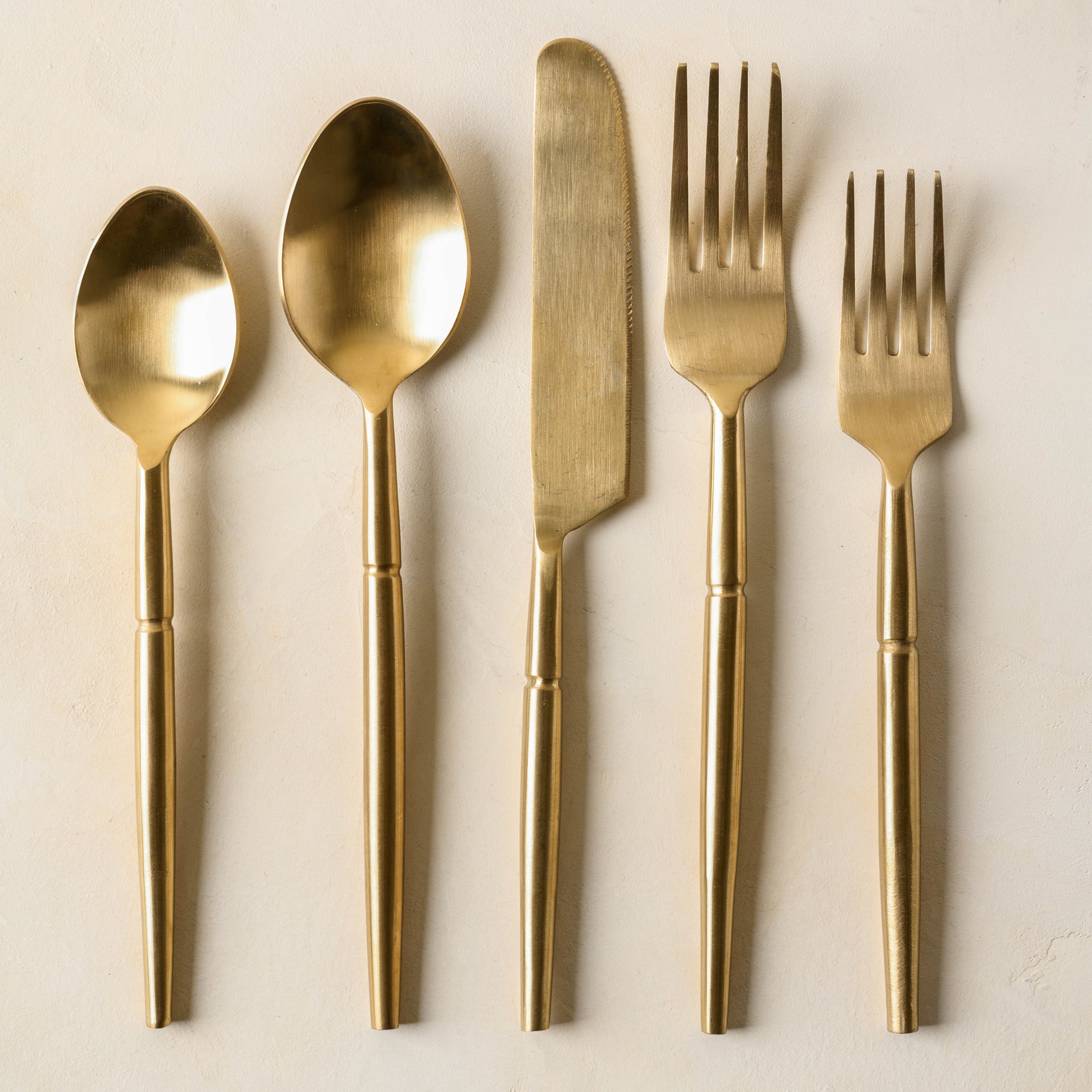 Antique Gold Flatware (set of 5)