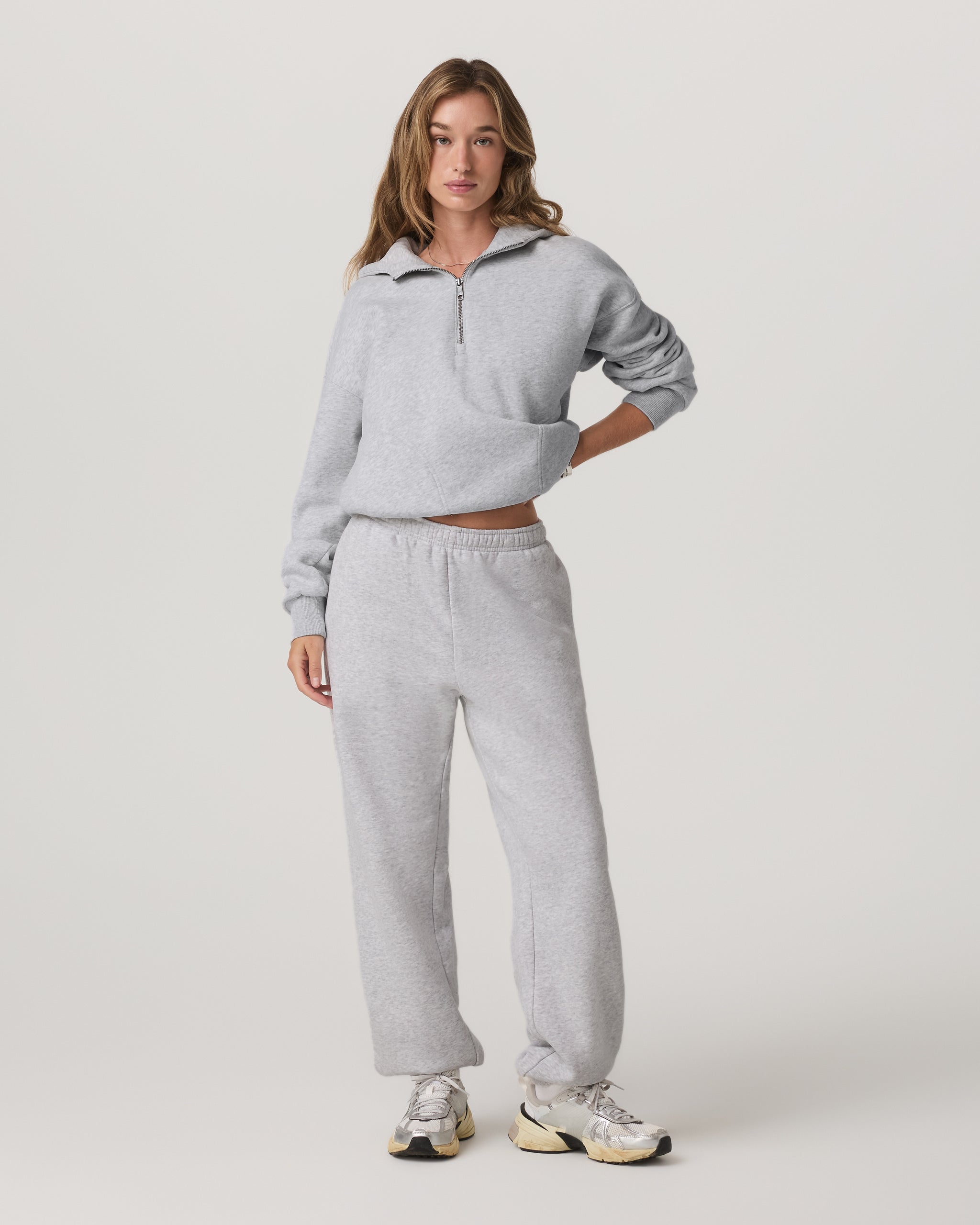 Restore Classic Sweatpant - Pale Grey Heather - Xxs