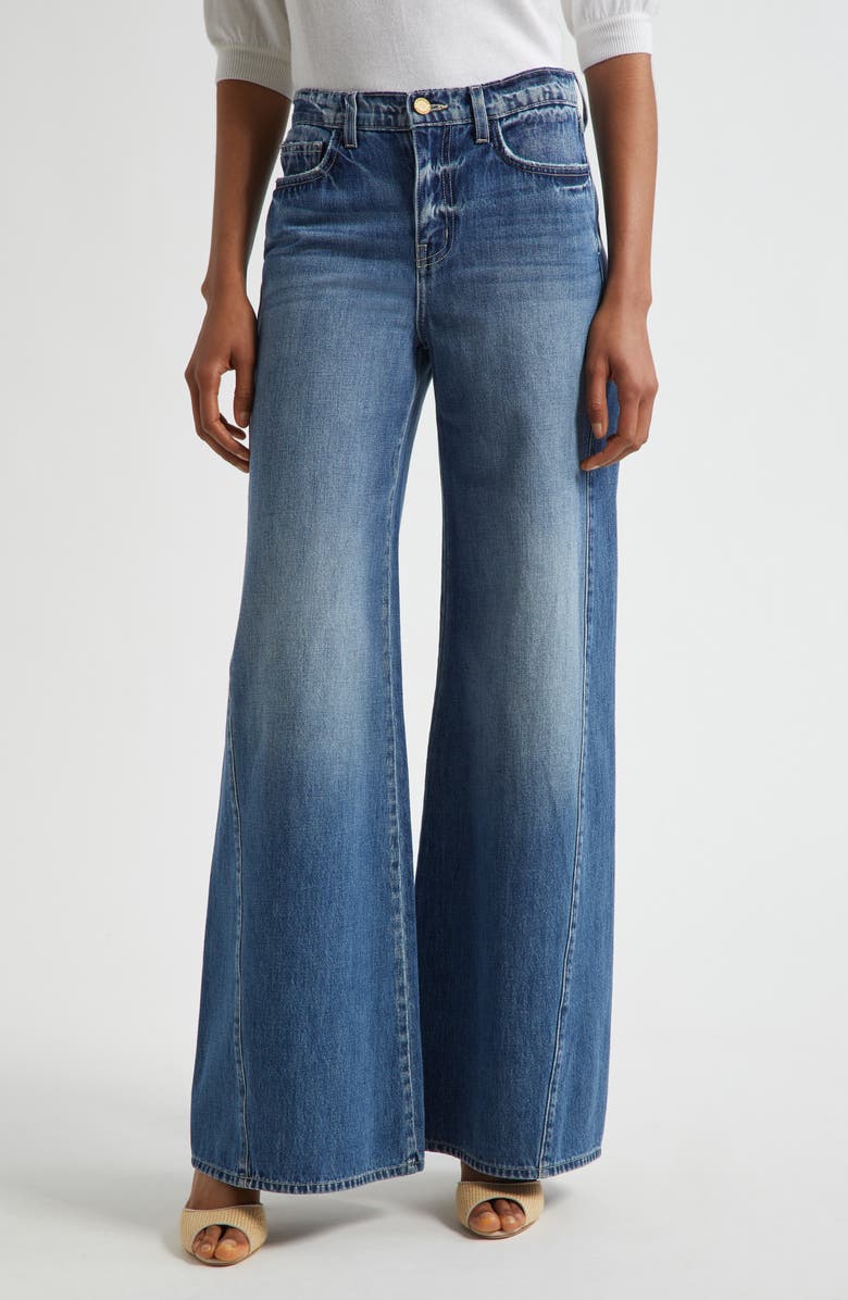 Beau High Waist Wide Leg Jeans