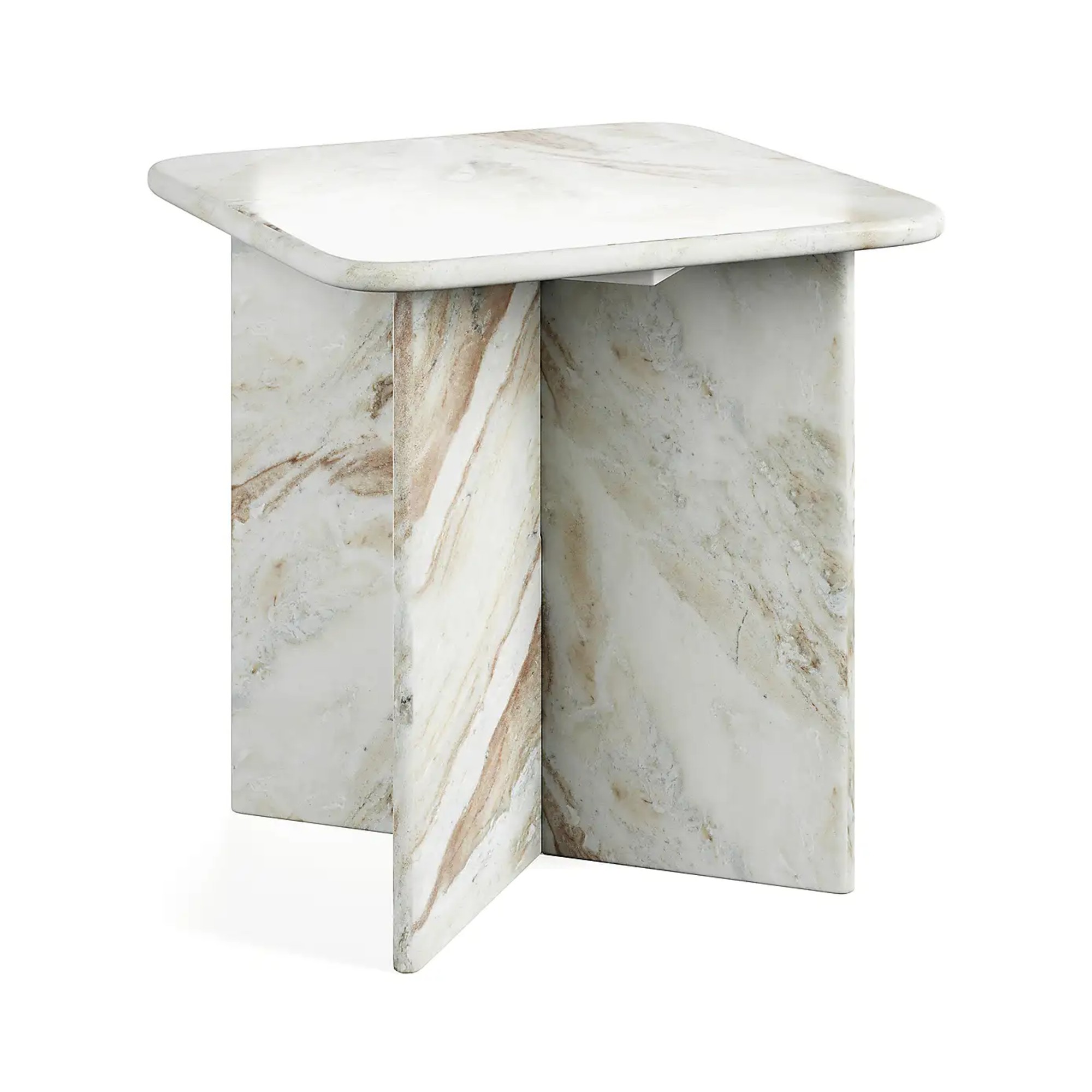 Dunelm Lana Marble Small Side Table