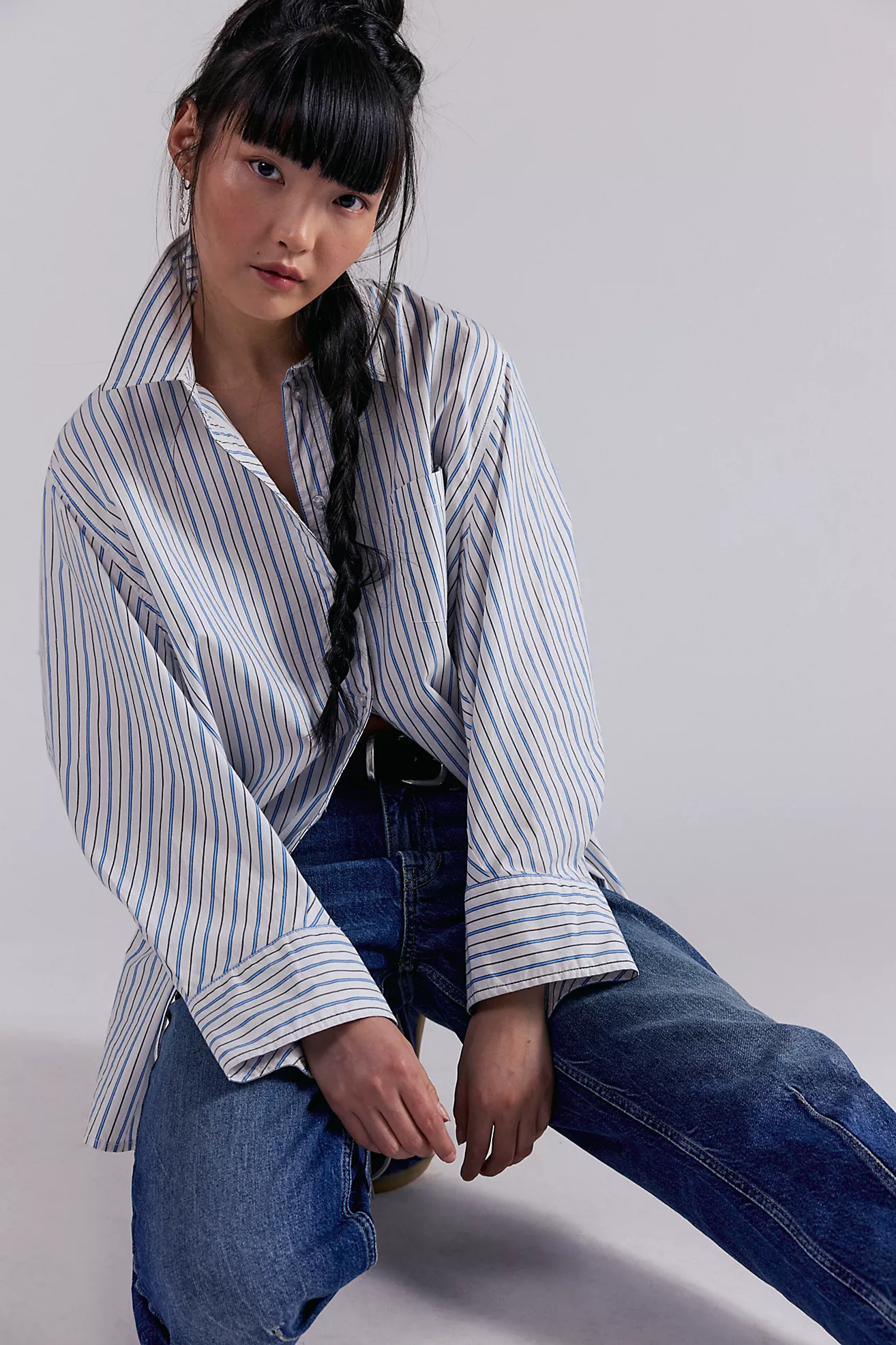 Sabine Striped Articulated Shirt