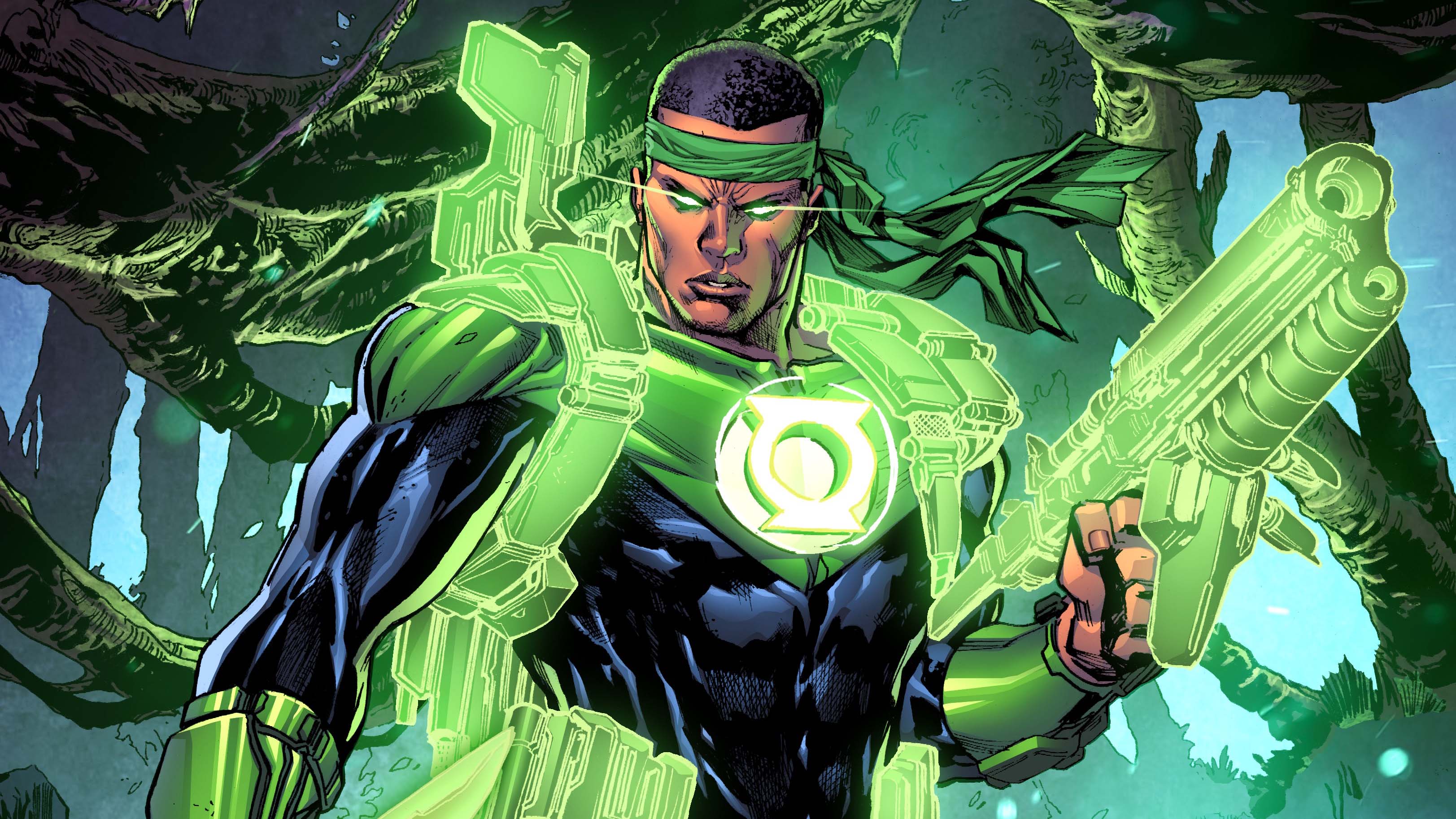Green Lantern John Stewart Png Green Lantern John Stewart Png