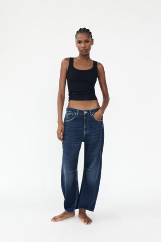 Relaxed Mid-Rise Balloon Trf Jeans