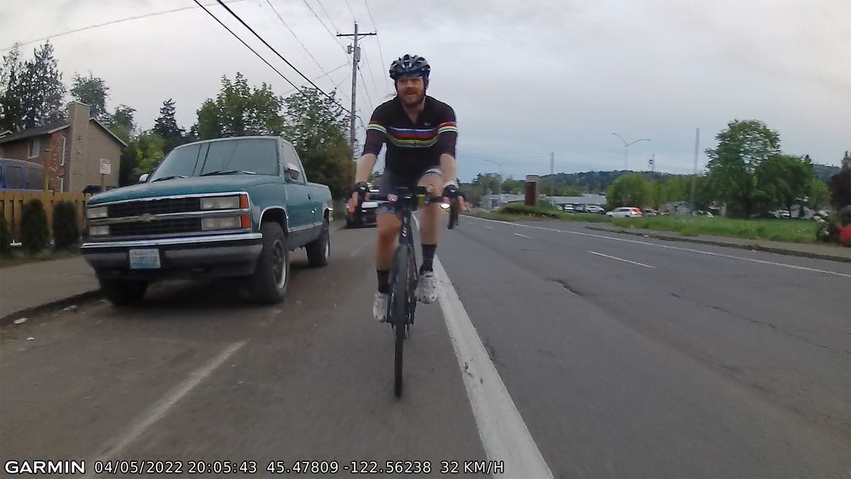 Garmin Varia RCT715 low light sample image