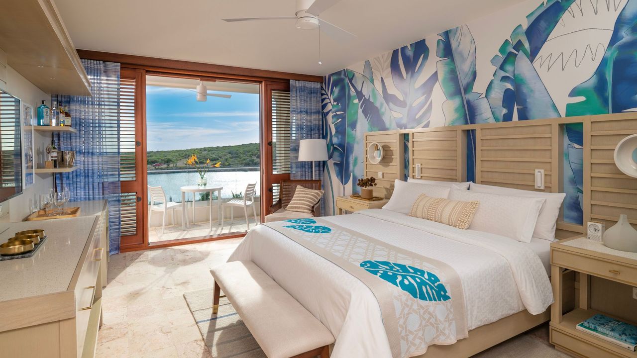 One of the Sunchi Luxury Beachfront rooms at Sandals Curacao