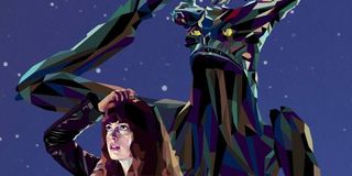 Nacho Vigalando Colossal poster anne hathaway and monster