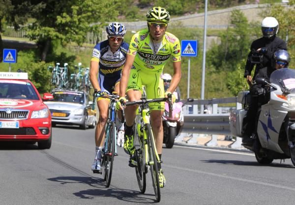 Martijn Keizer (Vacansoleil-DCM) and Francesco Failli (Farnese Vini) in the break