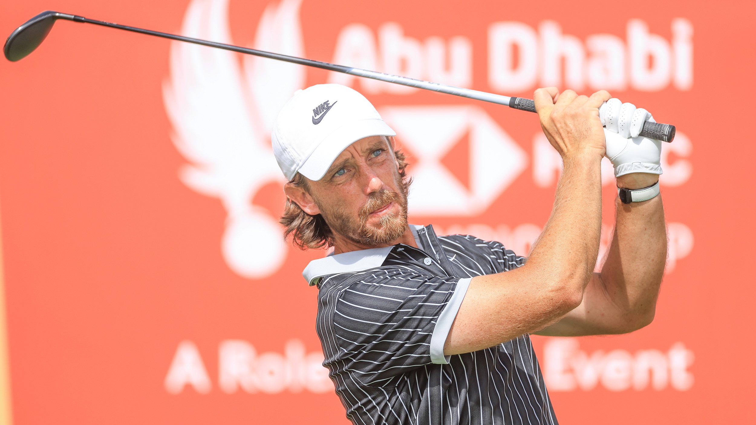 Tommy Fleetwood at the Abu Dhabi HSBC Championship