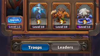 Warcraft Arclight Rumble screenshot of hero selection screen