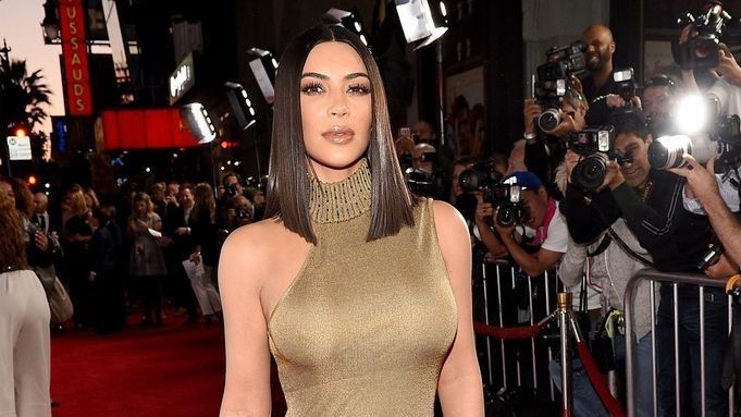 Kim Kardashian red carpet glam