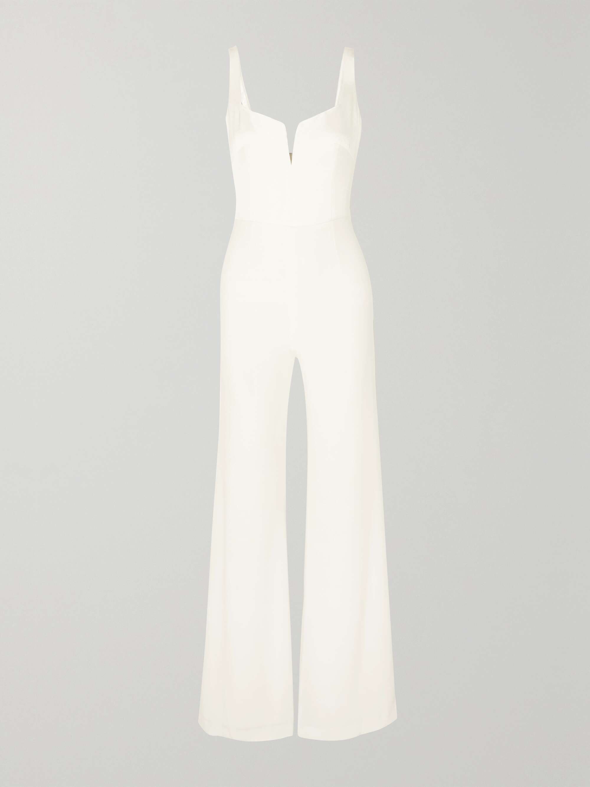 Paneled Crepe Jumpsuit