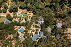 aerial view of Napa Valley property