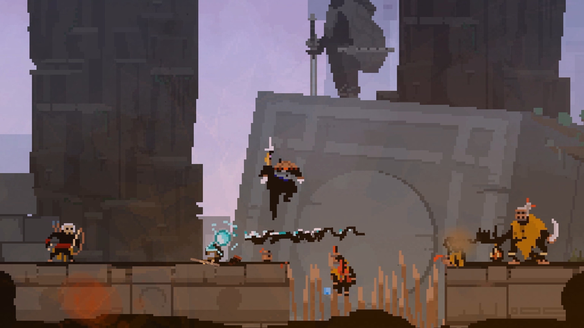  Check out some magic harpoon fighting in Olija, an upcoming game from Devolver 