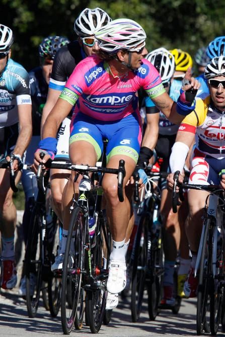 Filippo Pozzato (Lampre-Merida) had something to say during Trofeo Deia