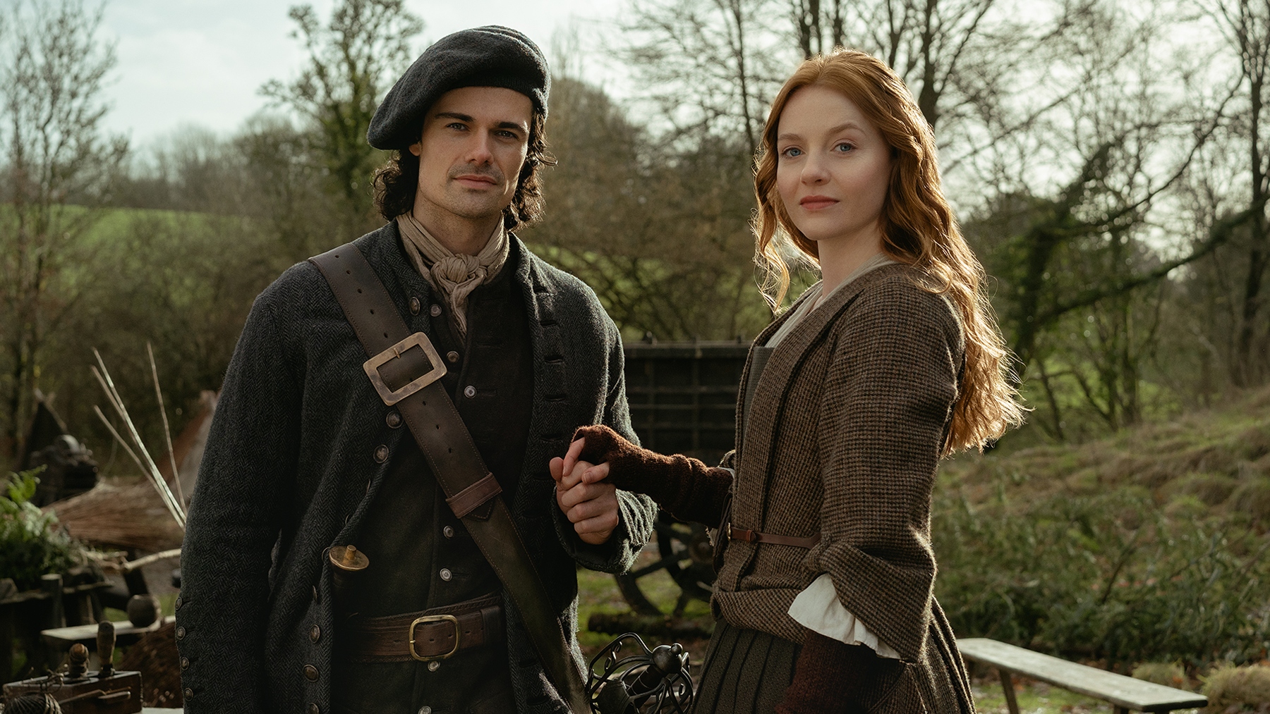 Brian and Ellen in Outlander: Blood of My Blood