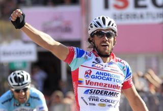 Roberto Ferrari (Androni Giocattoli) takes stage 11 of the 2012 Giro d'Italia
