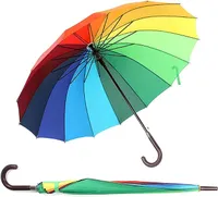 Holdfiturn Rainbow Umbrella Windproof, £8.59 | Amazon