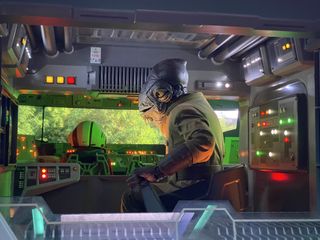 Lieutenant Beck and Nien Nunb are in charge of a transport ship that has a run in with the First Order.
