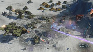 A screenshot of Halo Wars, one of the best RTS games ever made.