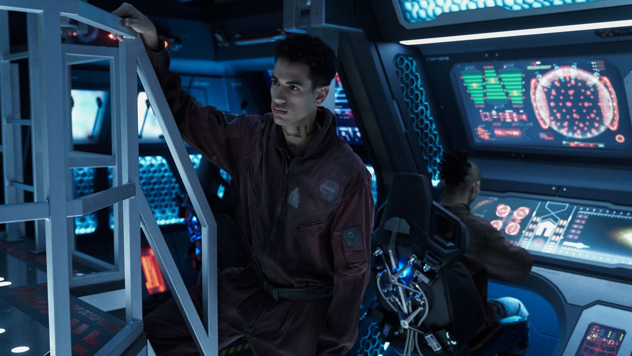 Jasai Chase Owens as Felip Inaros in Season 5 of "The Expanse" on Amazon Prime Video.