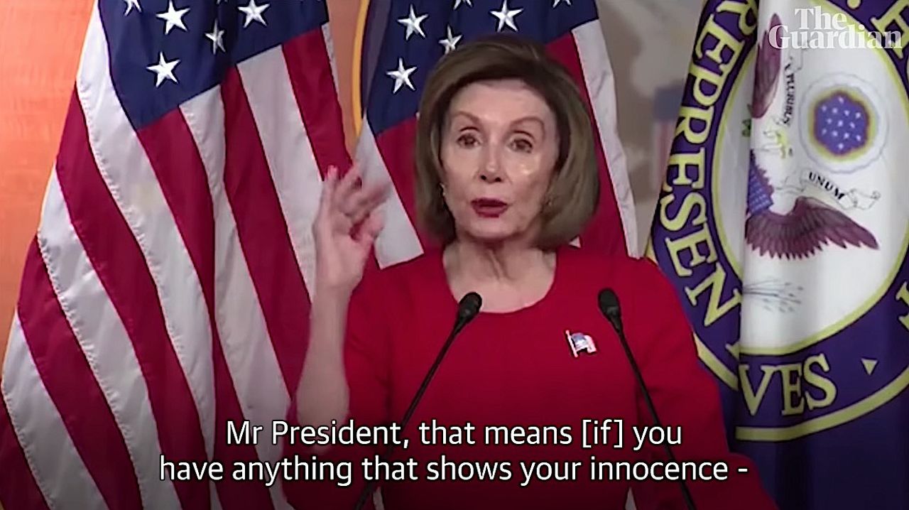 Nancy Pelosi schools Trump