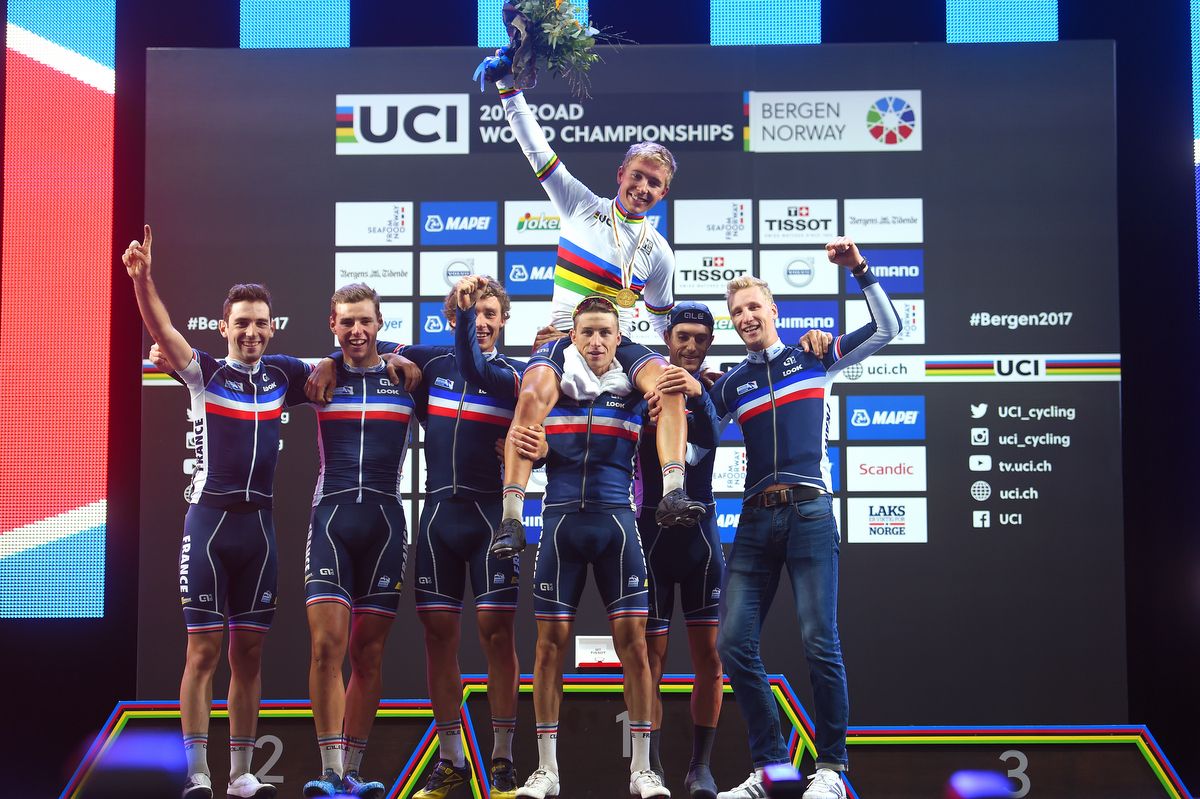 The French celebrate