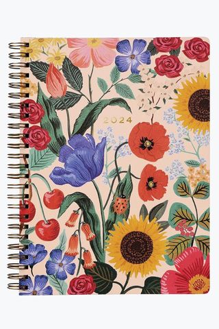 RIFLE PAPER CO. 2024 Blossom 12-Month Softcover Spiral Planner
