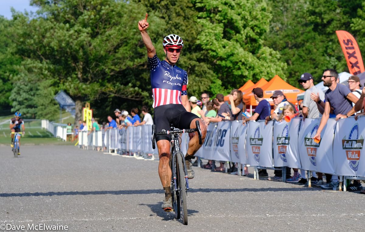 Jeremy Powers (Aspire Racing) wins the UCI-1 race in Rochester.