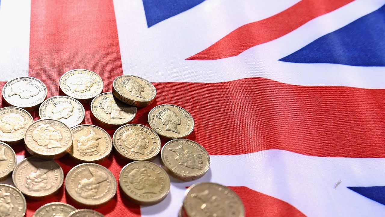 Union Flag pound coins 