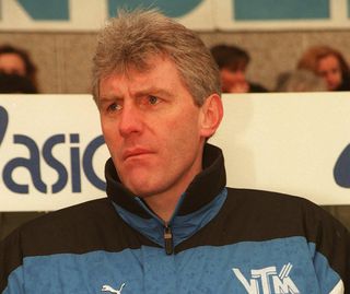 Hugo Broos as manager of Club Brugge in 1995